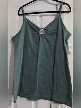 Torrid Forrest Green Foxy O-Ring Cami